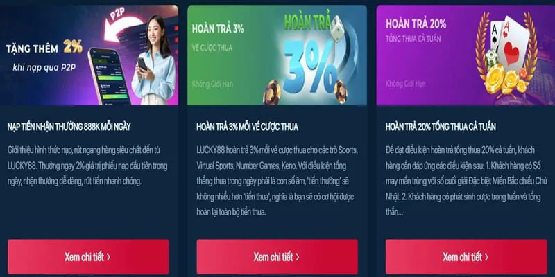 Hoàn trả cược cao hơn trên ứng dụng 168bet